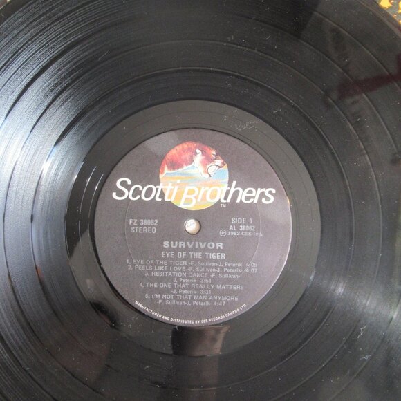 Survivor, Eye of the Tiger, VG+, Vintage, Vinyl, Album, Music - Picture 3 of 7